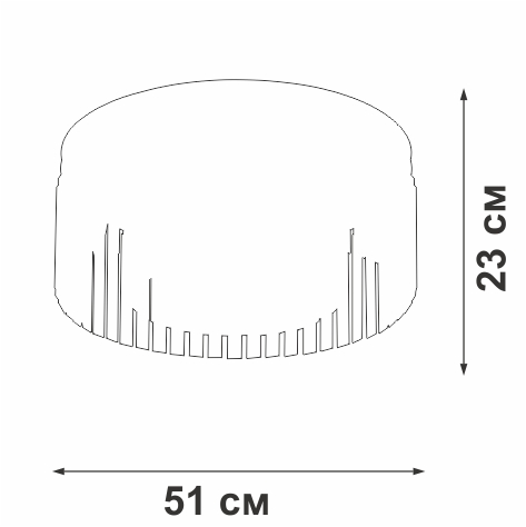 Потолочная люстра Vitaluce V5180-1/8PL