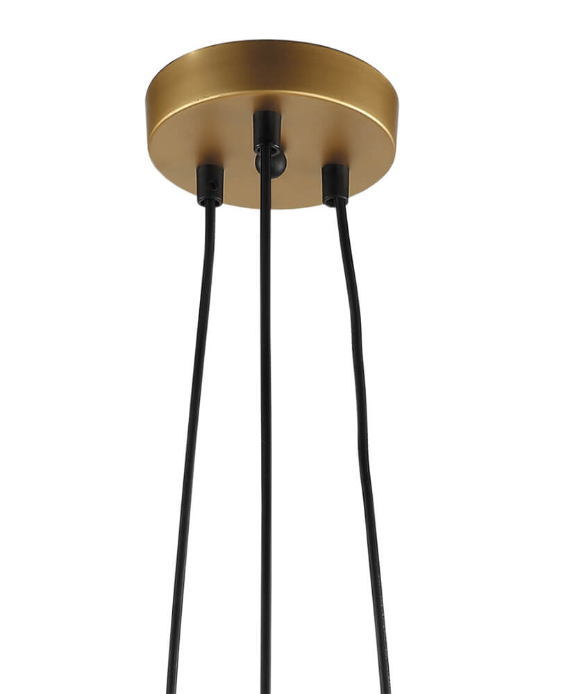 Подвесная люстра Lumien Hall Аврил 4004/3P-GD-WT