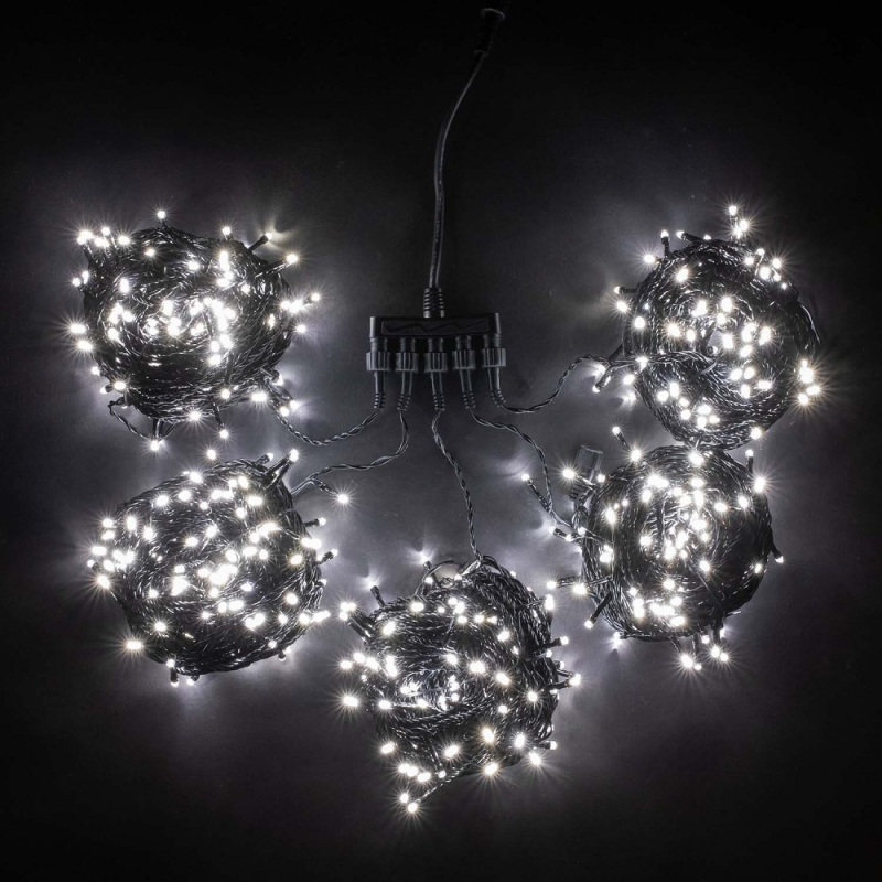 Комплект 5 белых нитей Laitcom (LTC) KDD1000BLW-11-1W