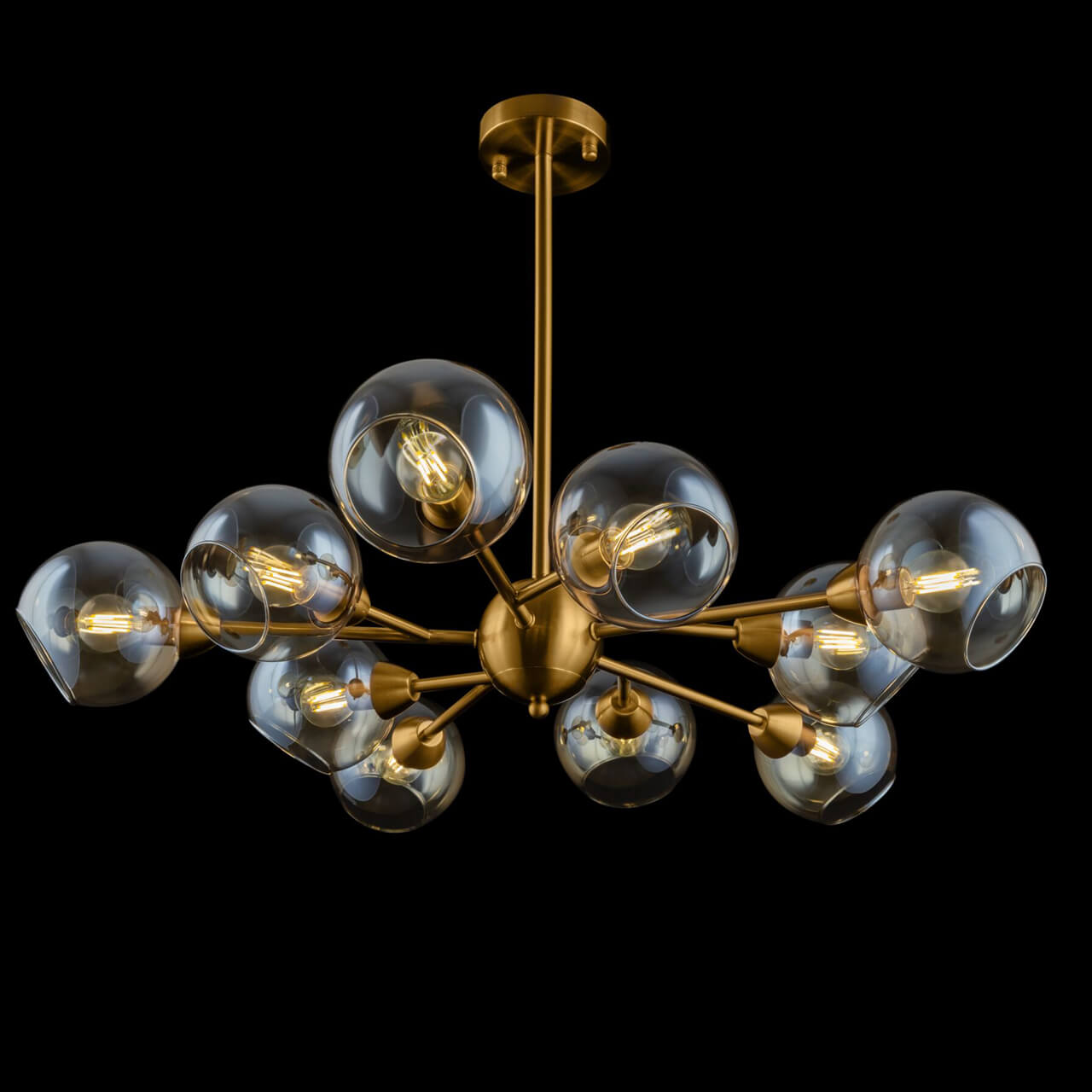 Люстра на штанге Freya Sherry FR5121PL-10G