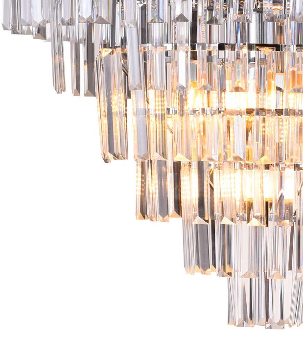 Подвесная люстра Natali Kovaltseva NIAGARA 81424/12C CHROME
