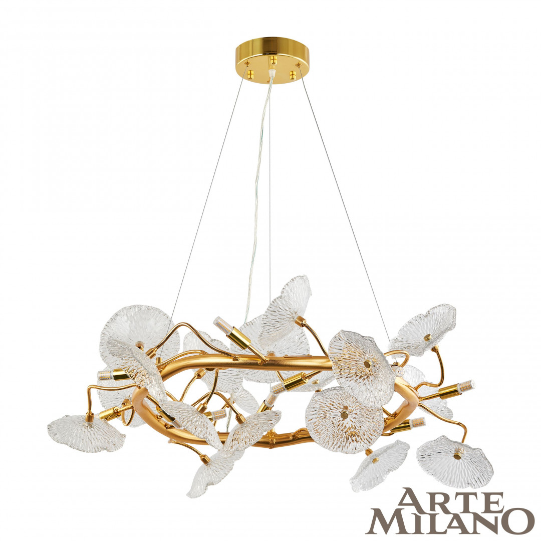 Подвесная люстра Arte Milano 900.D800.H400.G9.15 G