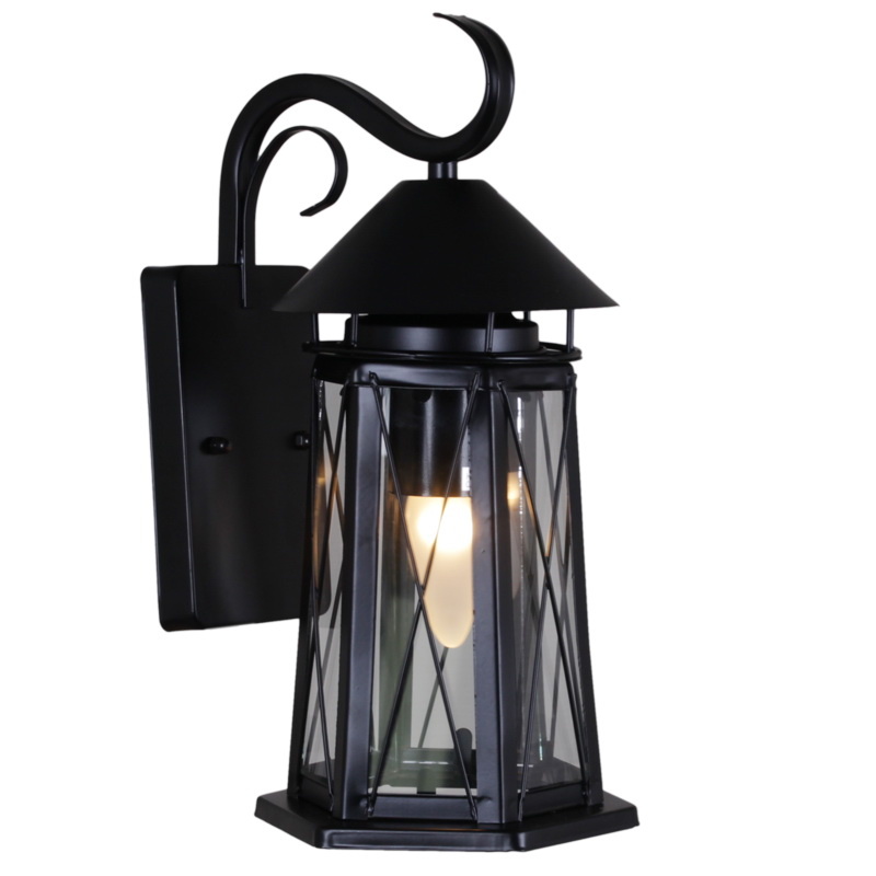 Уличный настенный светильник Reluce 08286-9.2-001U BK