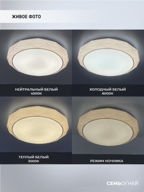 Потолочный светильник Seven Fires Эйри 48012.35.30.77BR