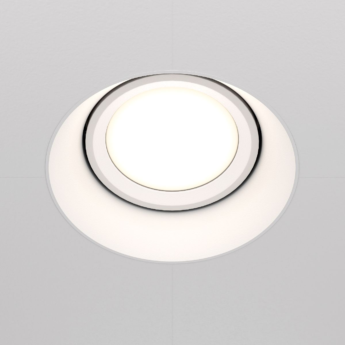 Встраиваемый светильник Maytoni Dot DL042-01-RD-W