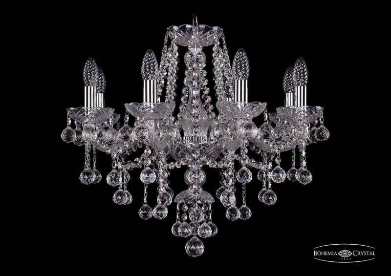 Подвесная люстра Bohemia Ivele 1415/8/200/Ni/Balls