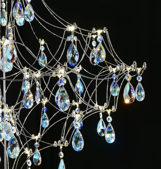 Подвесная люстра с пультом управления Myfar Allegria MR2641-66P-50CD