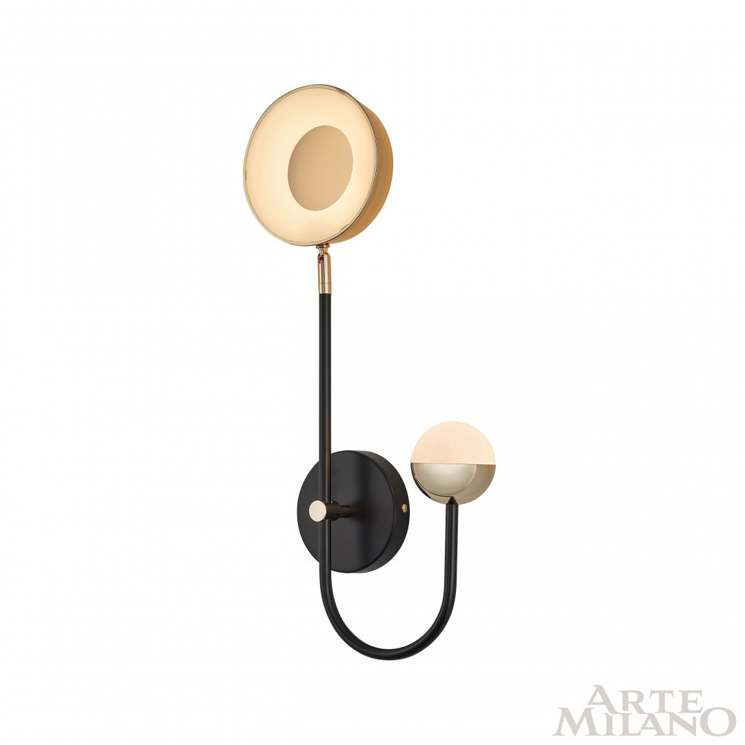 Бра Arte Milano Ferrara 273299/1+1 BK/GD
