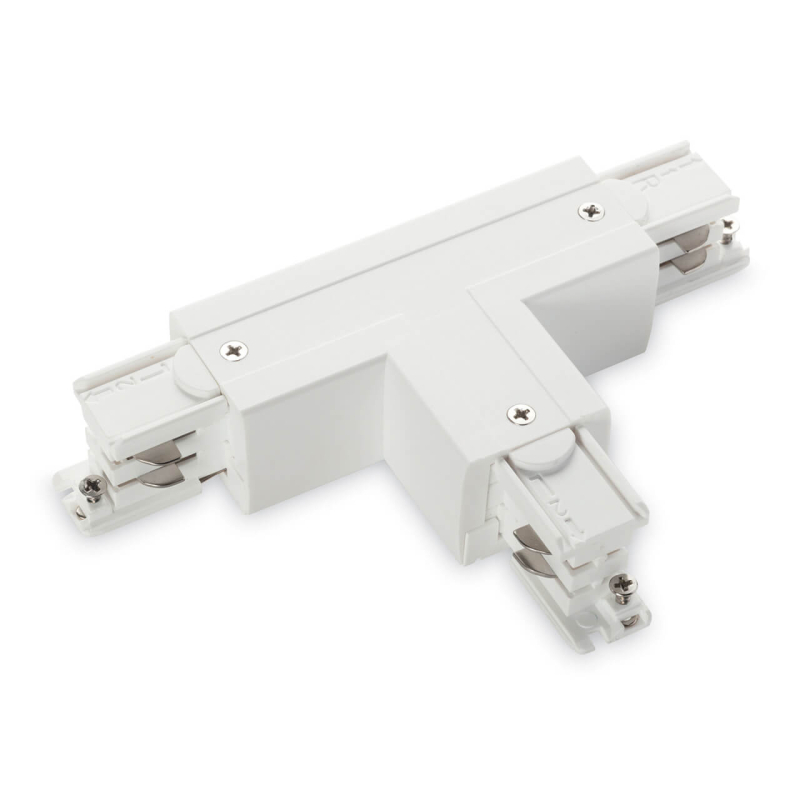 Коннектор T-образный левый Ideal Lux Link Trimless T-Connector Left White 169781