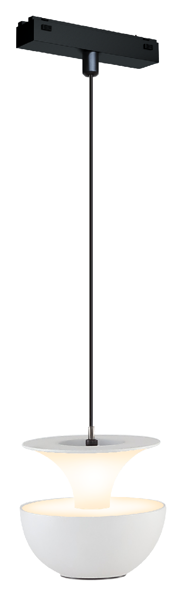 Трековый магнитный светильник iLedex Vision 4825-044-D80-6W-38DG-4000K-WH