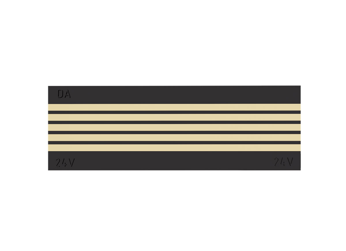 Декоративная плата для магнитного шинопровода Donolux Magic Track Short Plate DLMX Black Sp