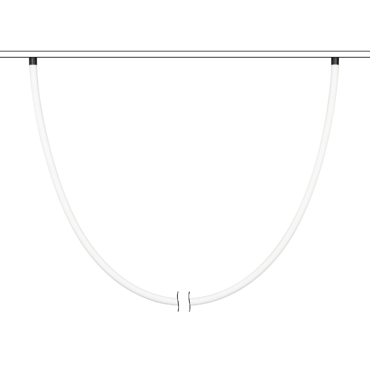 Трековый магнитный светильник Arlight MAG-ORIENT-TUBE-ELASTIC-R25-L5000-70W Day4000 (BK, 360 deg, 48V, DALI) 044340