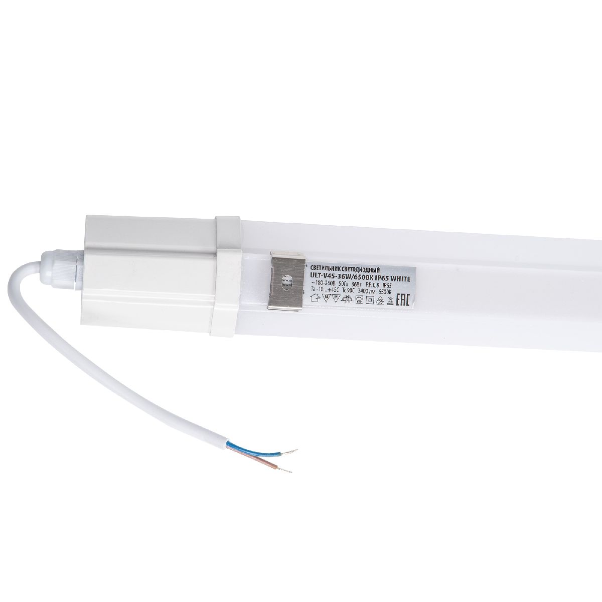 Линейный светильник Uniel ULT-V45-36W/6500K IP65 WHITE UL-00011782