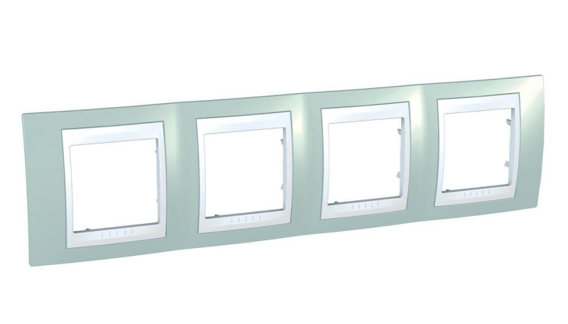 Рамка 4-постовая Schneider Electric Unica Хамелеон MGU6.008.870