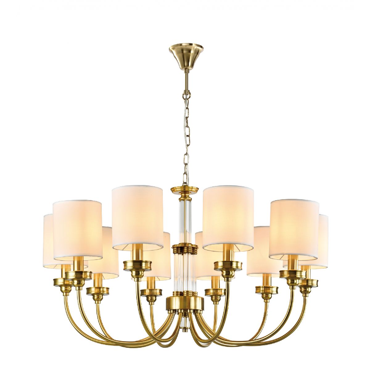 Подвесная люстра Milosh Tendence 0925СL-10GD