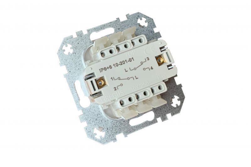 Переключатель двухклавишный Liregus Retro 29-112