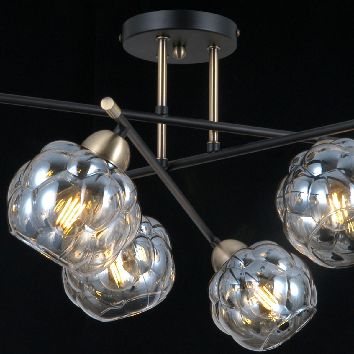 Люстра на штанге Illumico IL0442-6CSQ-79 BK