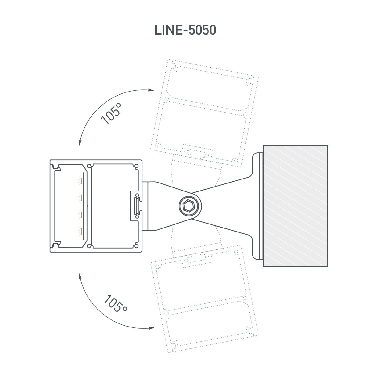 Профиль Arlight SL-LINE-5050-3000 BLACK (BY) (Алюминий) 064577