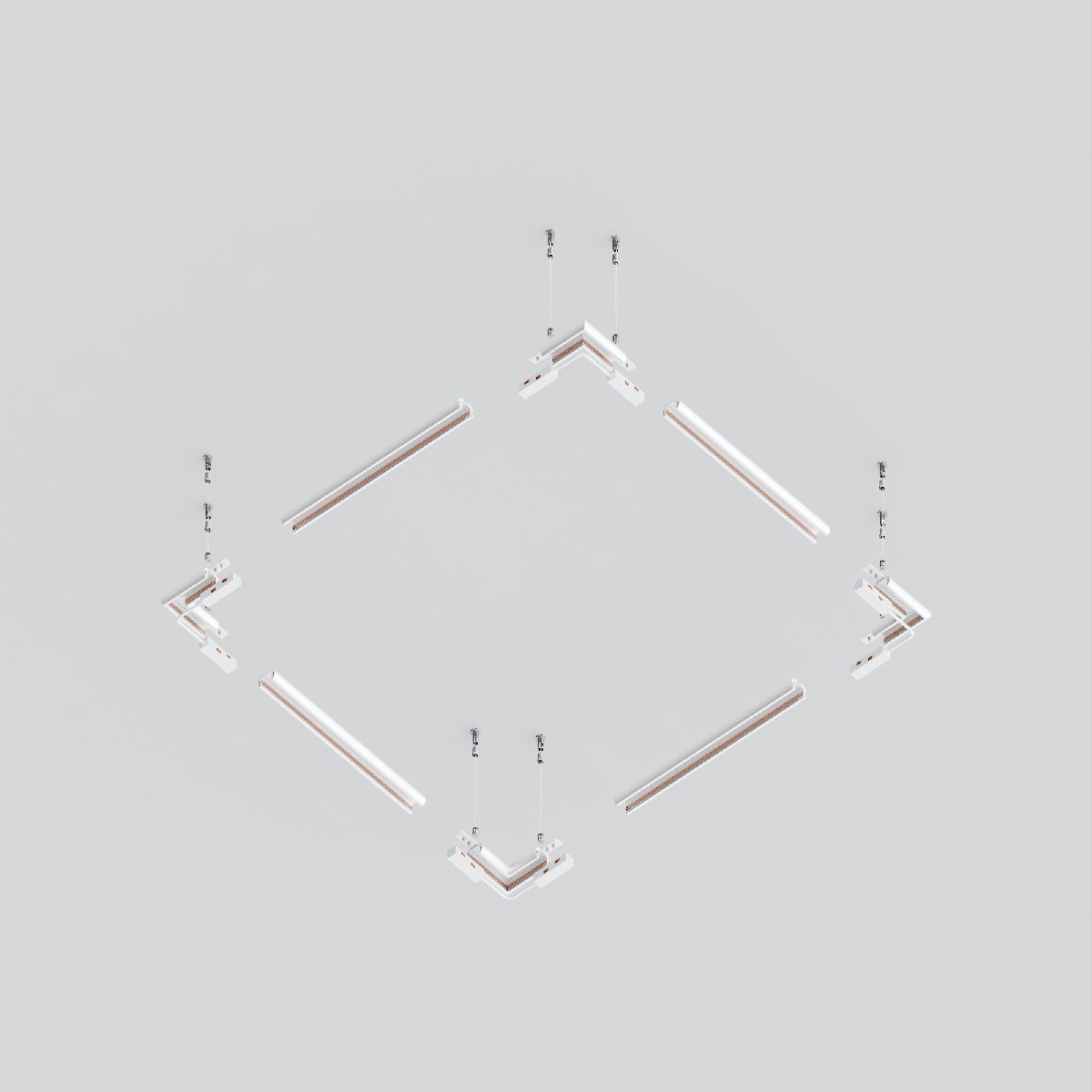 Шинопровод магнитный Maytoni Exility TRXM034-R-412W