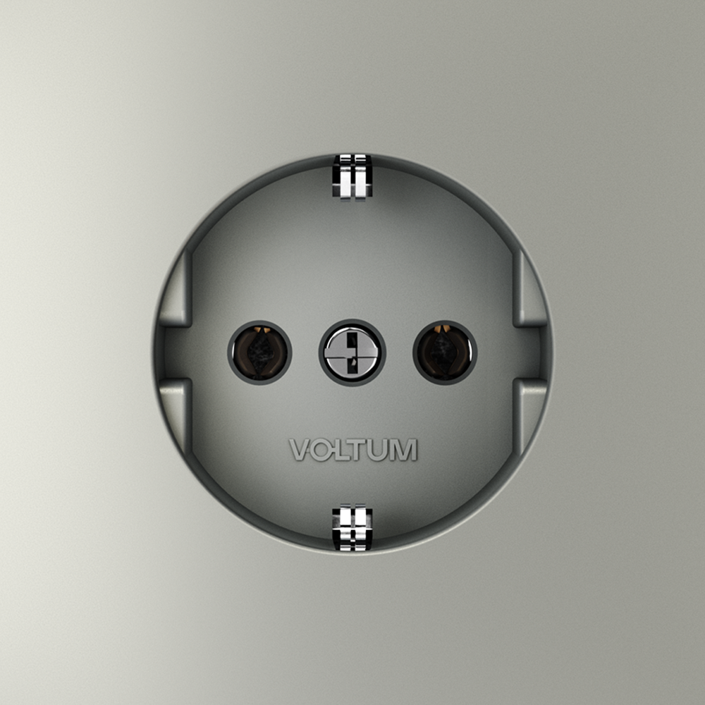 Розетка Voltum S70 VLS040105 (сталь)