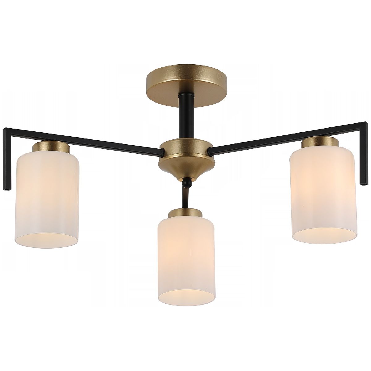 Люстра на штанге Illumico IL8250-3COU-79 BK GD