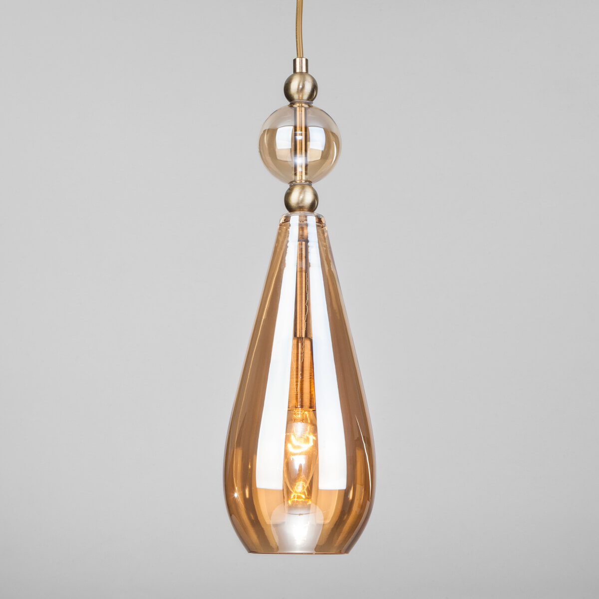 Подвесной светильник Eurosvet Ilario 50202/1 пурпурный