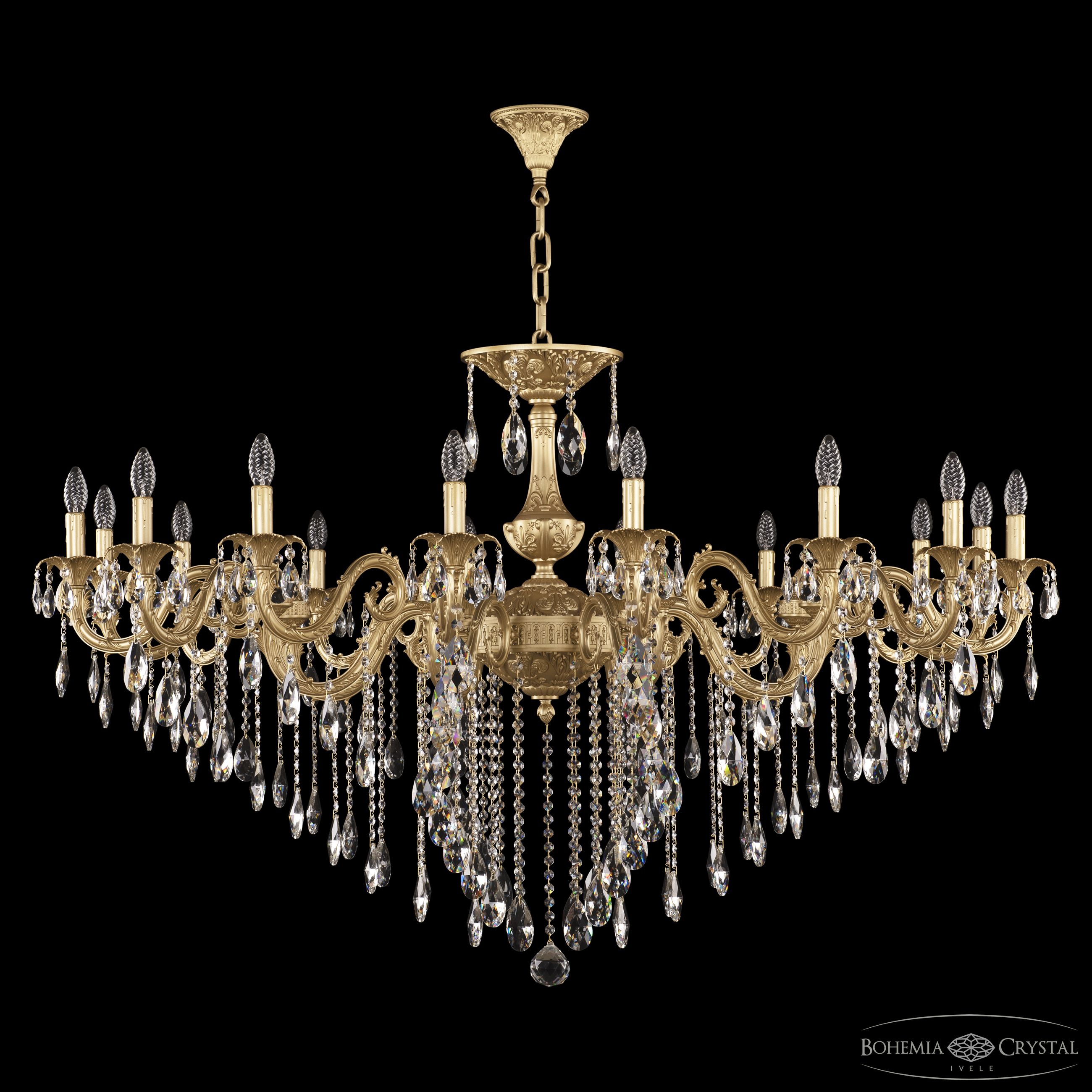 Подвесная люстра Bohemia Ivele Crystal AL79104/16/550 B AG