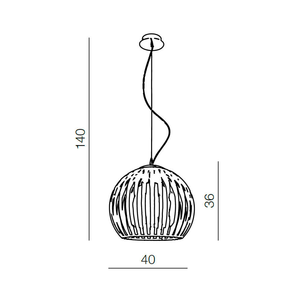 Подвесной светильник Azzardo Arcada L AZ0477