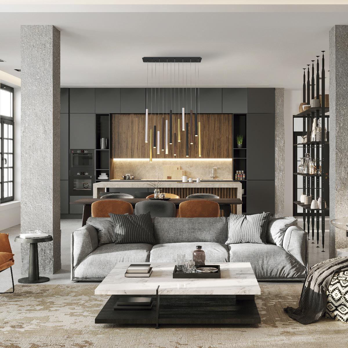 Подвесная люстра Mantra Cala 8085