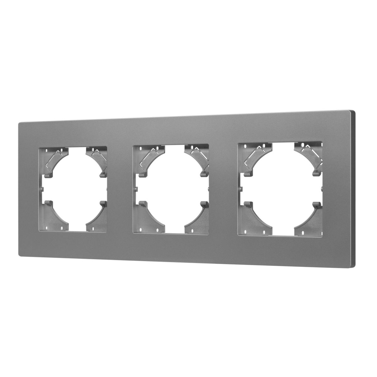 Рамка на 3 поста пластиковая Arlight FRM-PERIO-PL-3-GR 049756