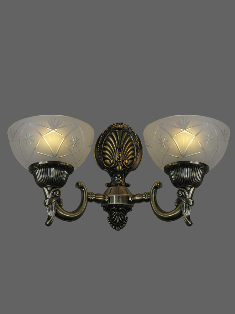 Бра Elvan BR-161/2-2xE27-Br