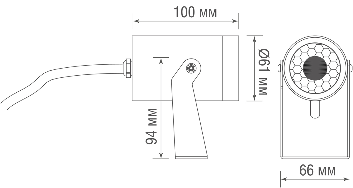 Уличный светодиодный светильник Donolux Alpha DL20521W15DG