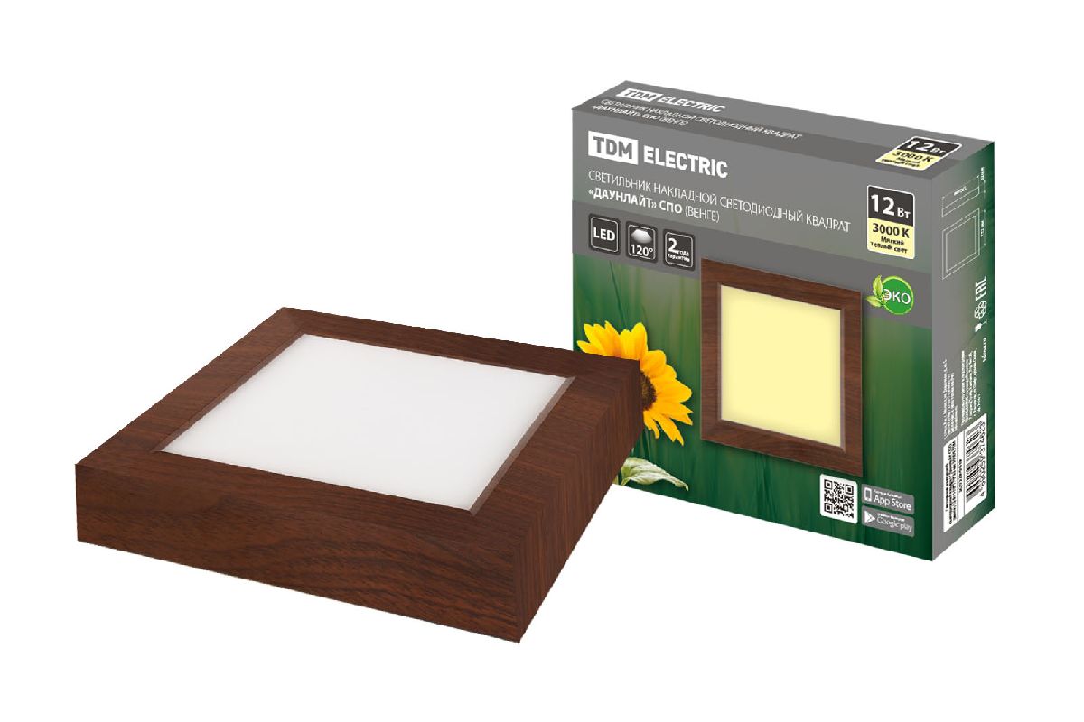 Настенно-потолочный светодиодный светильник TDM Electric Даунлайт СВО SQ0329-0419