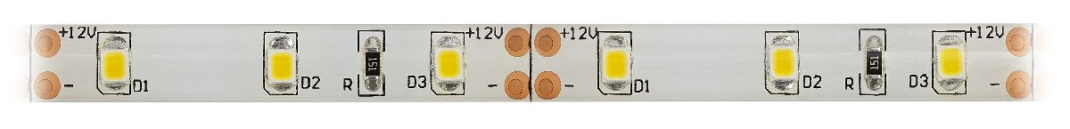 Светодиодная лента Эра 12В 2835 4,8Вт/м 2700K 5м IP65 LS2835-4,8-60-12-2700K-IP65-2year-5m KU-2835AD-60D-WW Б0044109