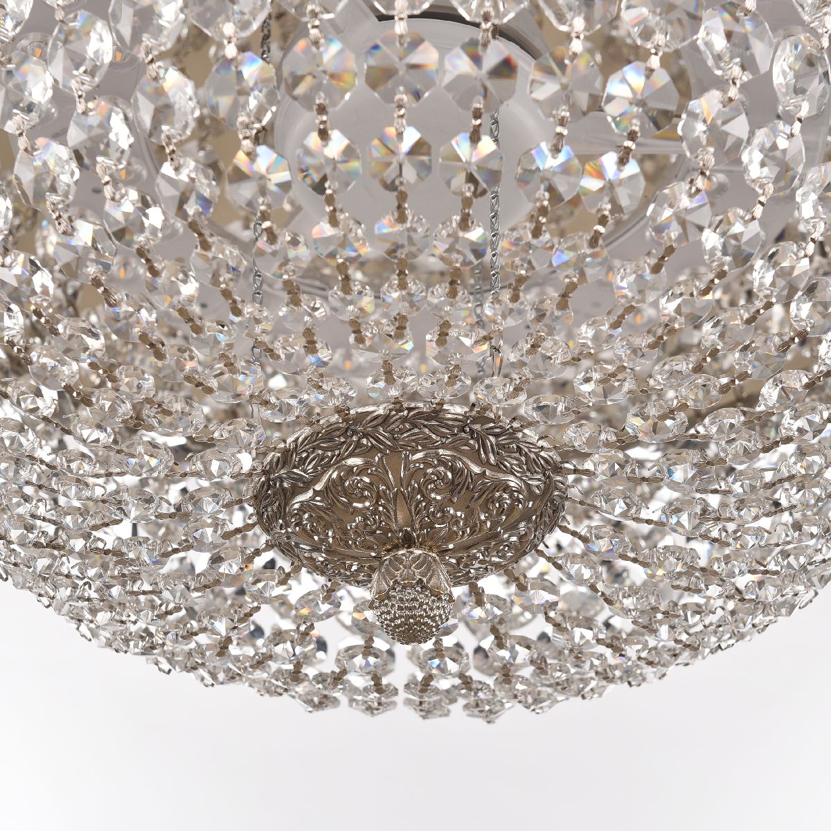 Потолочная люстра Bohemia Ivele Crystal 19011/55IV/LED-DIM Ni