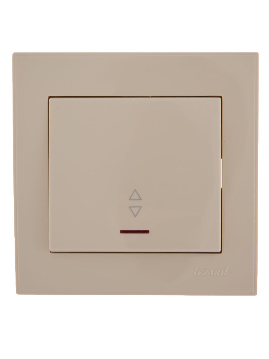 Выключатель проходной с подсветкой Lezard Rain 703-0303-114