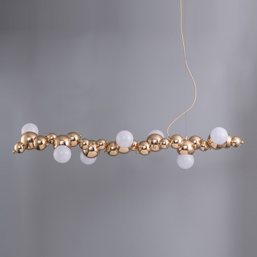 Подвесная люстра Delight Collection Bubbly 9518P gold