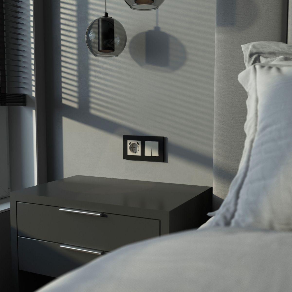 Выключатель двухклавишный с подсветкой Werkel W1220104 4690389211911 a069457