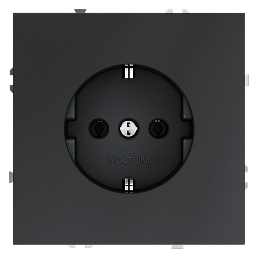 Розетка Voltum S70 VLS040107 (графит)