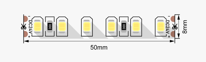 Светодиодная лента SWG SWG2120-24-11-NW-SPI-M 013212