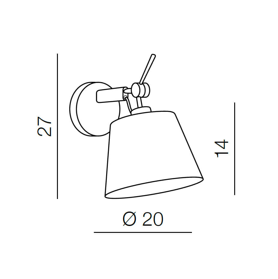 Спот Azzardo Zyta Wall XS AZ1533