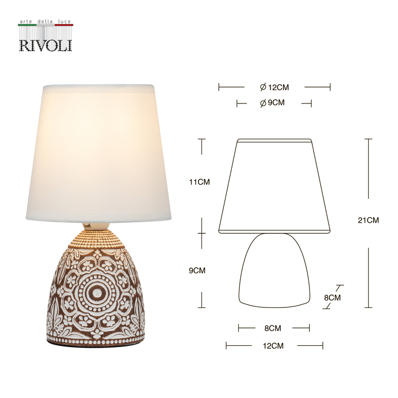 Настольная лампа Rivoli Debora D7045-501 Б0053468