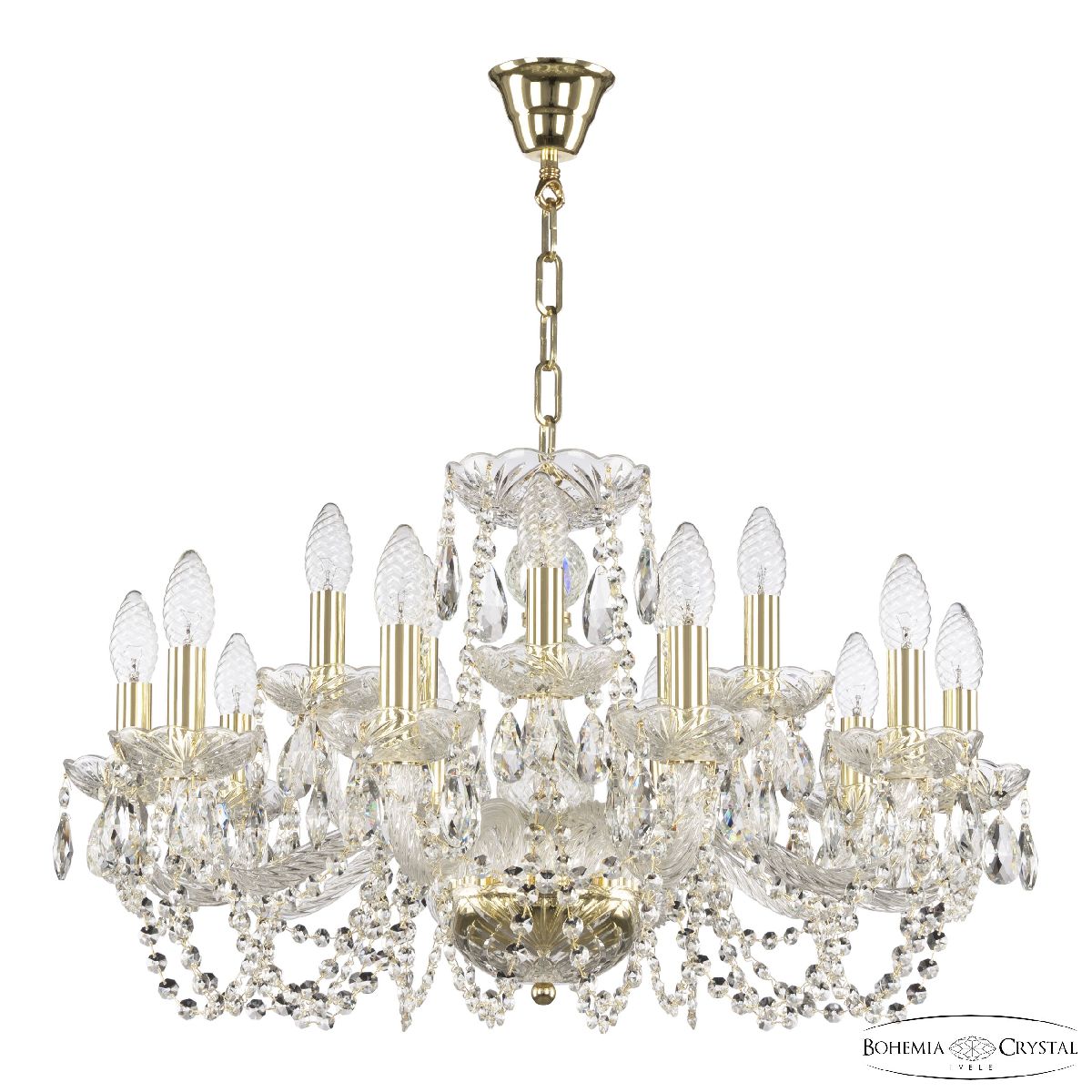Подвесная люстра Bohemia Ivele Crystal 119/10+5/240 G