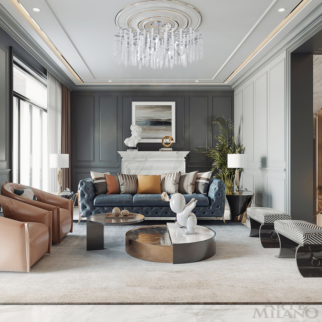 Люстра на штанге Arte Milano Milan 236901/D1000/14/A Cr