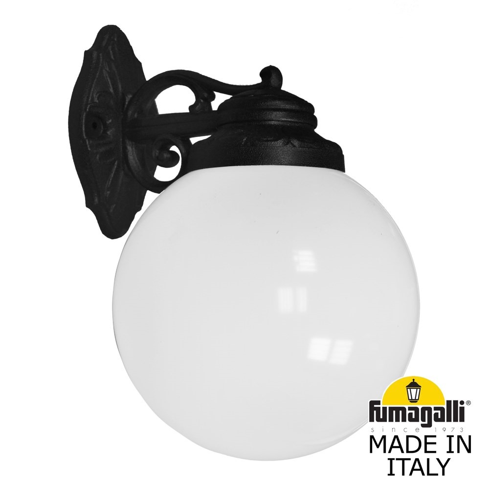 Уличный настенный светильник шар Fumagalli Globe 250 G25.131.000.AYF1RDN