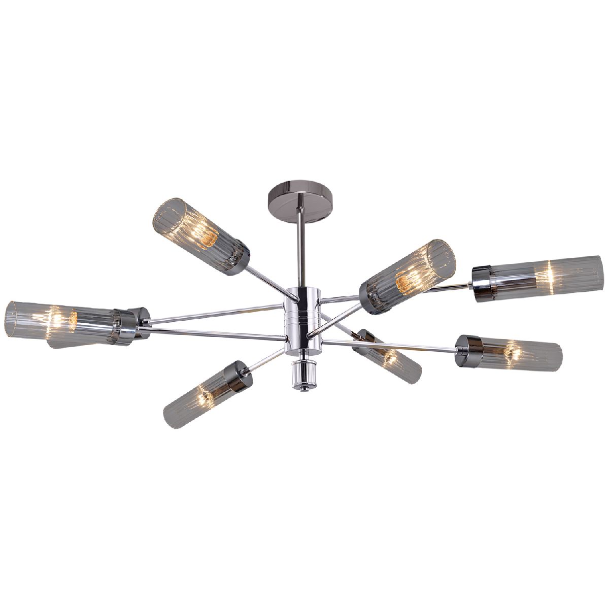 Люстра на штанге Illumico IL5608-8CST-79 CR