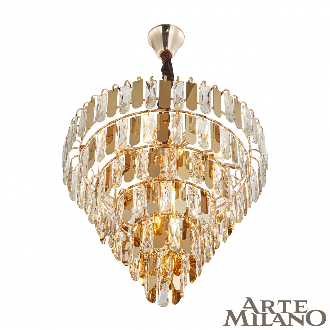 Подвесная люстра Arte Milano 25388.D600.H520.E14.11 G