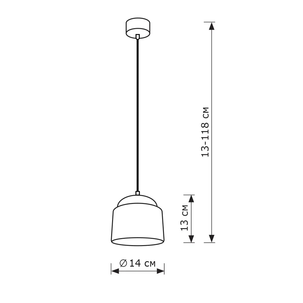 Подвесной светильник LightHall Luxor LH012165