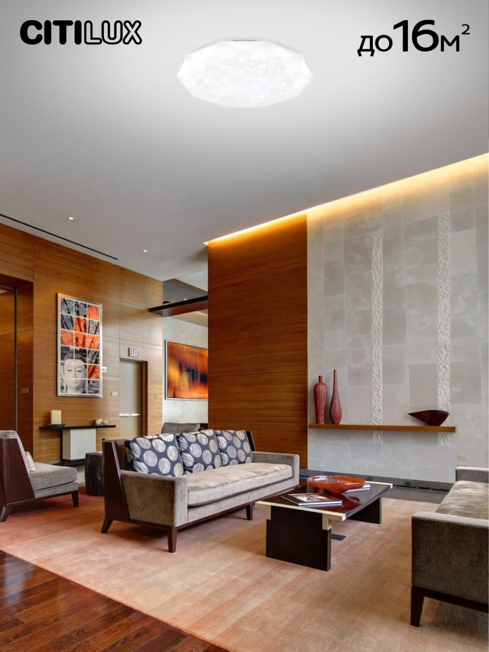 Потолочная люстра Citilux Астрон CL733480G в Москве