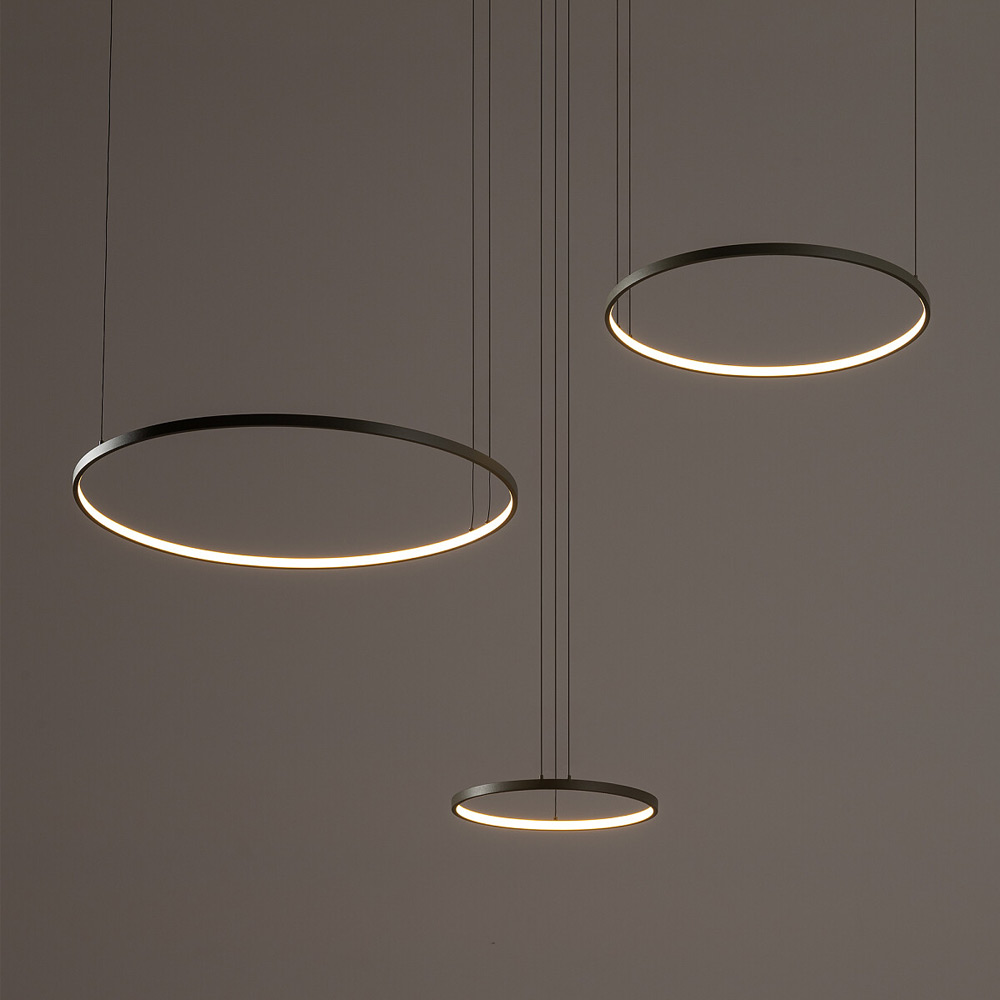 Подвесная люстра Nowodvorski Circolo Led M Silk Oliv E 11398